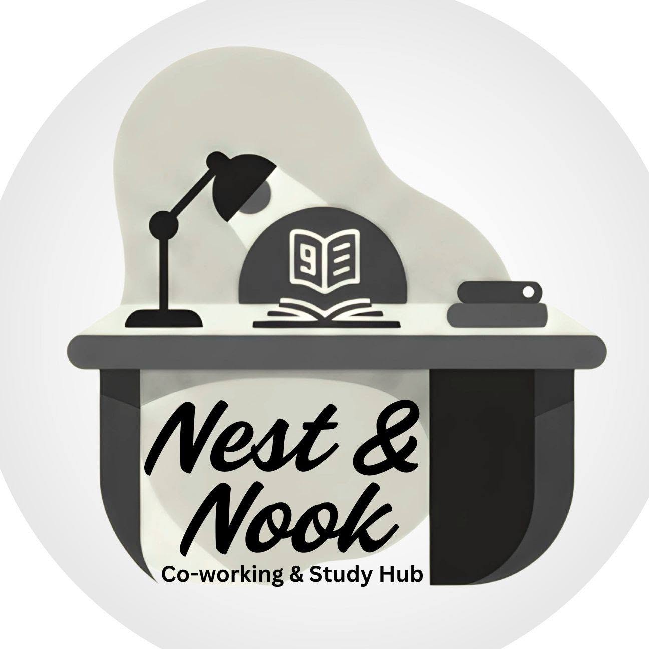 Nest & Nook Co-Working & Study Hub logo
