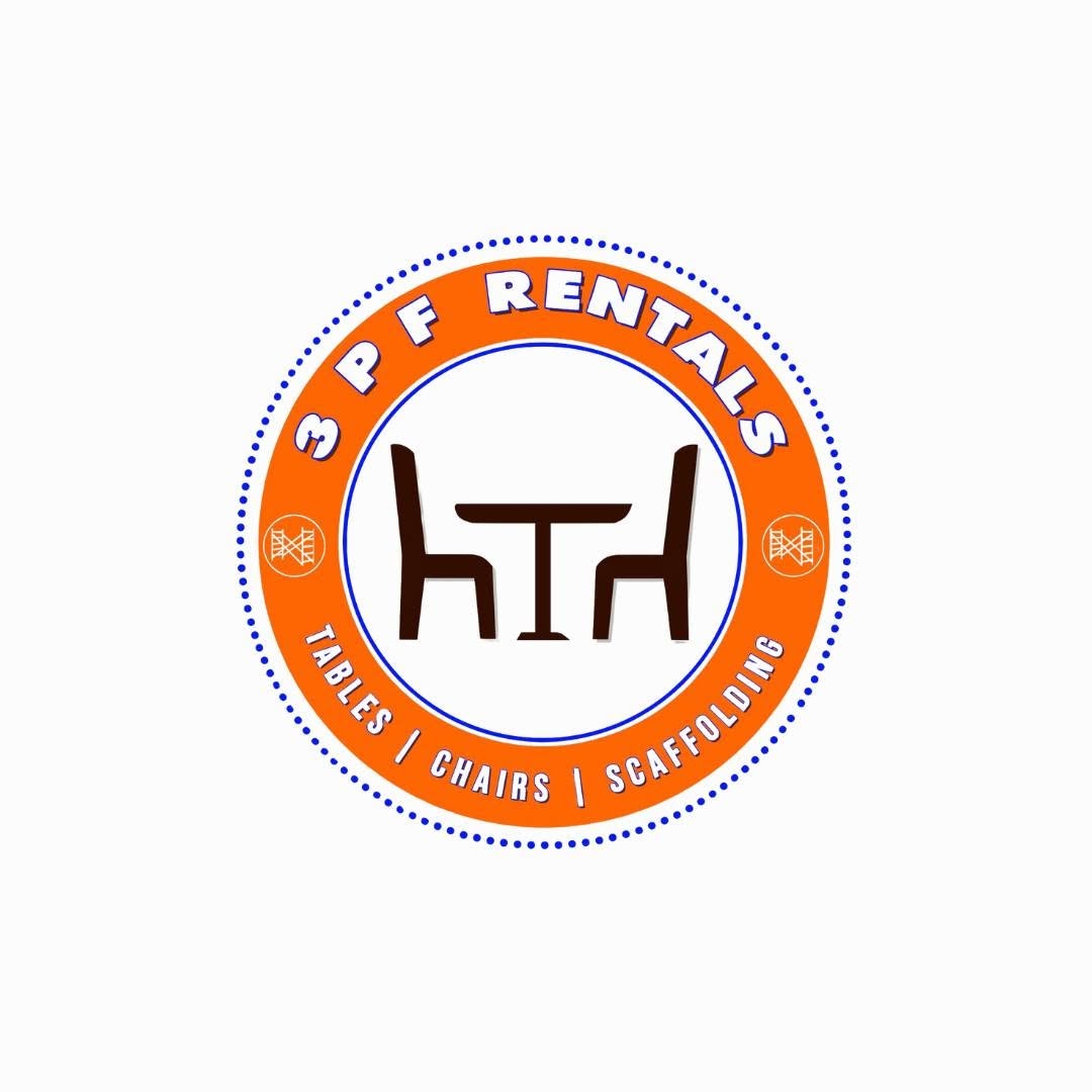 3pf party needs rental logo