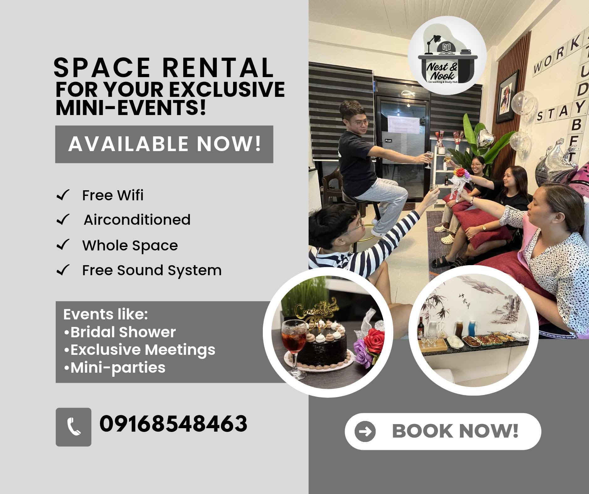 Nest & Nook Co-Working & Study Hub