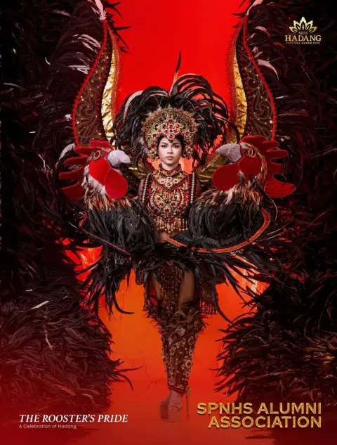 Vinnia M. Samonte in The Rooster's Pride, Opening Ceremonies and Miss Hadang Pre-Pageant Night