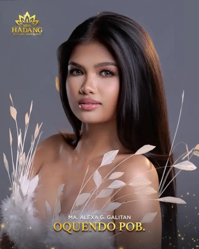 Ma. Alexa G. Galitan, candidate, Miss Hadang Festival Queen 2026, representing Oquendo Poblacion
