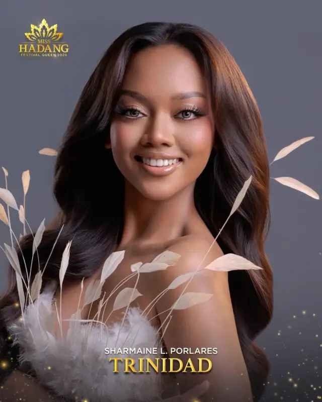 Sharmaine L. Porlares, candidate, Miss Hadang Festival Queen 2026, representing Trinidad