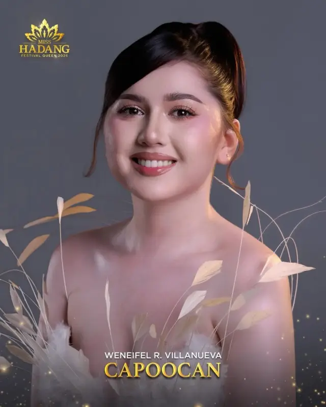 Weneifel R. Villanueva, candidate, Miss Hadang Festival Queen 2026, representing Capoocan