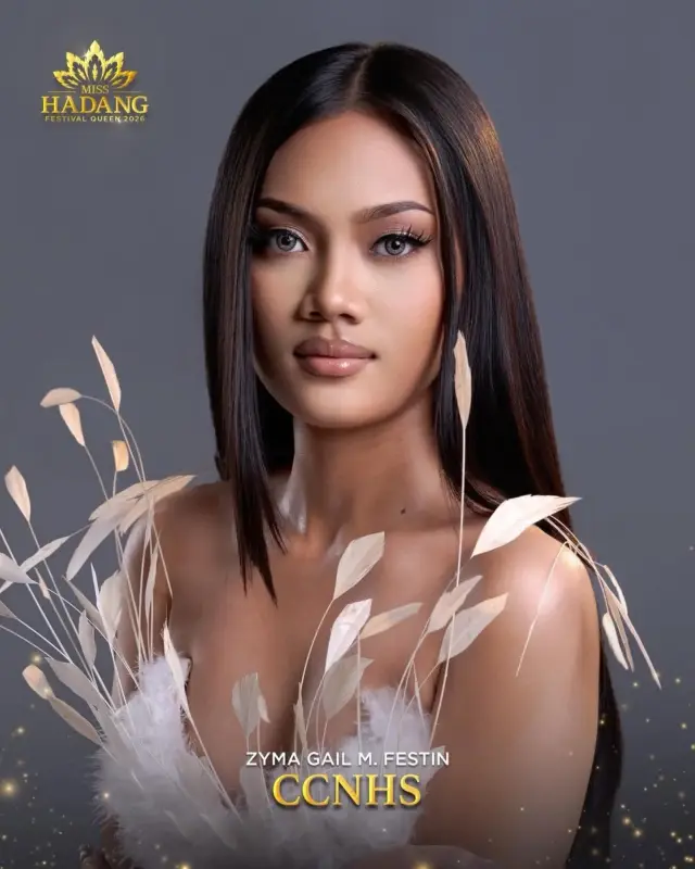 Zyma Gail M. Festin, candidate, Miss Hadang Festival Queen 2026, representing Calbayog City National High School