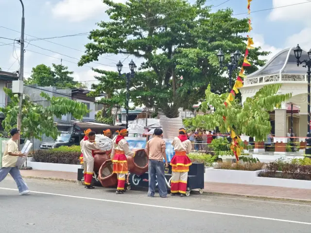 A contingent on the street dancing route in Calbayog City, 6 September 2026